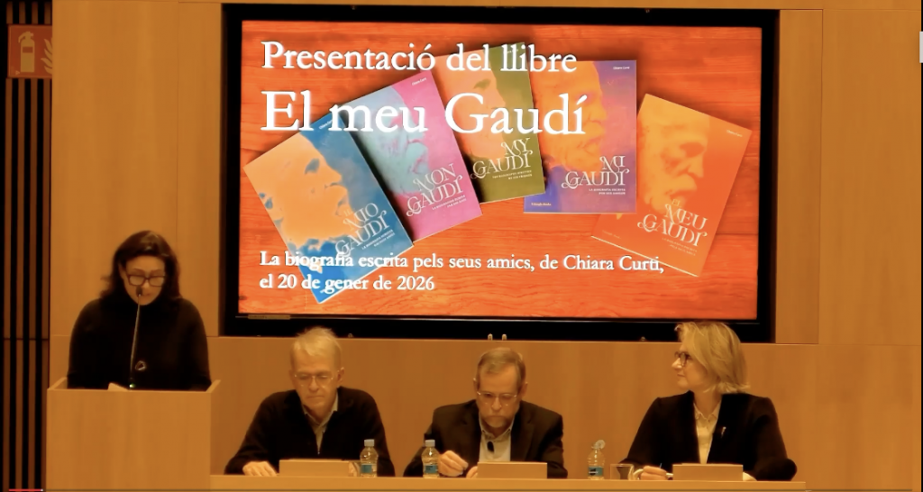 Presentación del libro «Mi Gaudí. La biografía escrita por sus amigos» – Sagrada Familia