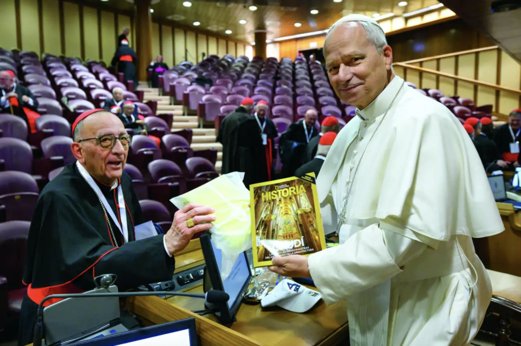 El papa prepara su viaje a España con National Geographic
